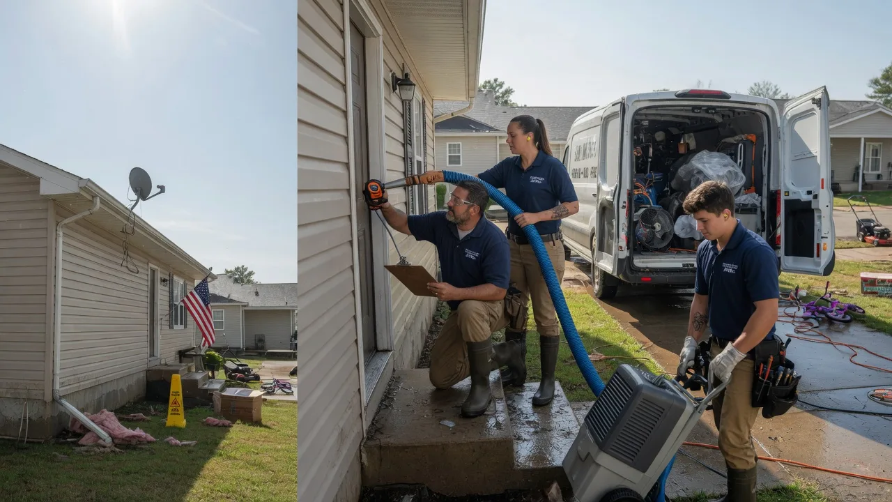 Ceiling Water Damage Restoration in Greenfield, OH near me